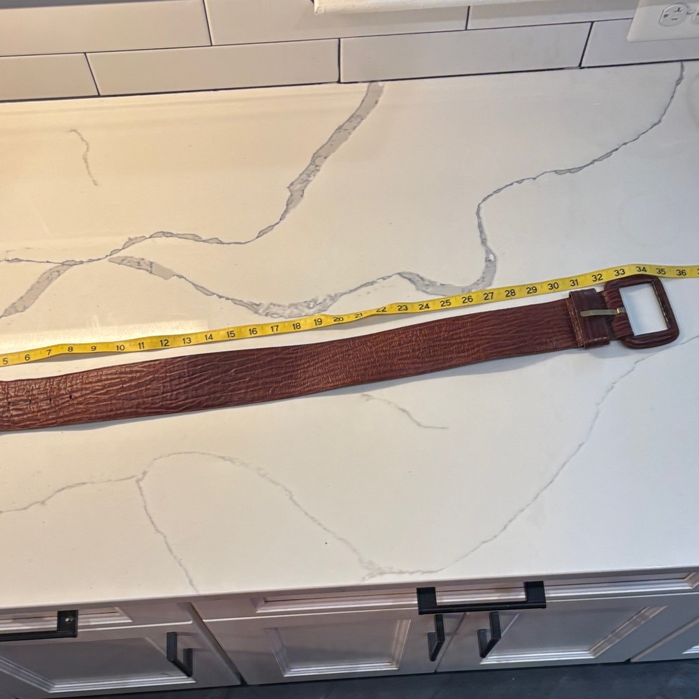 Harve Benard Brown Leather Belt